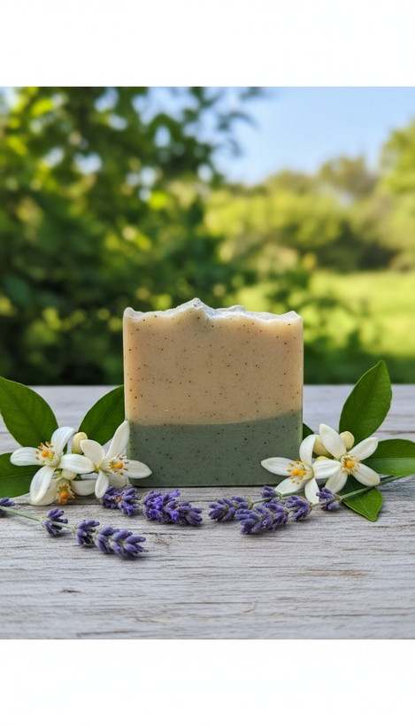 صابون ترکیبی لاوندر و بهار نارنج مهتاب (آرامبخش و جوانساز) | پاککننده عمیق آرایش