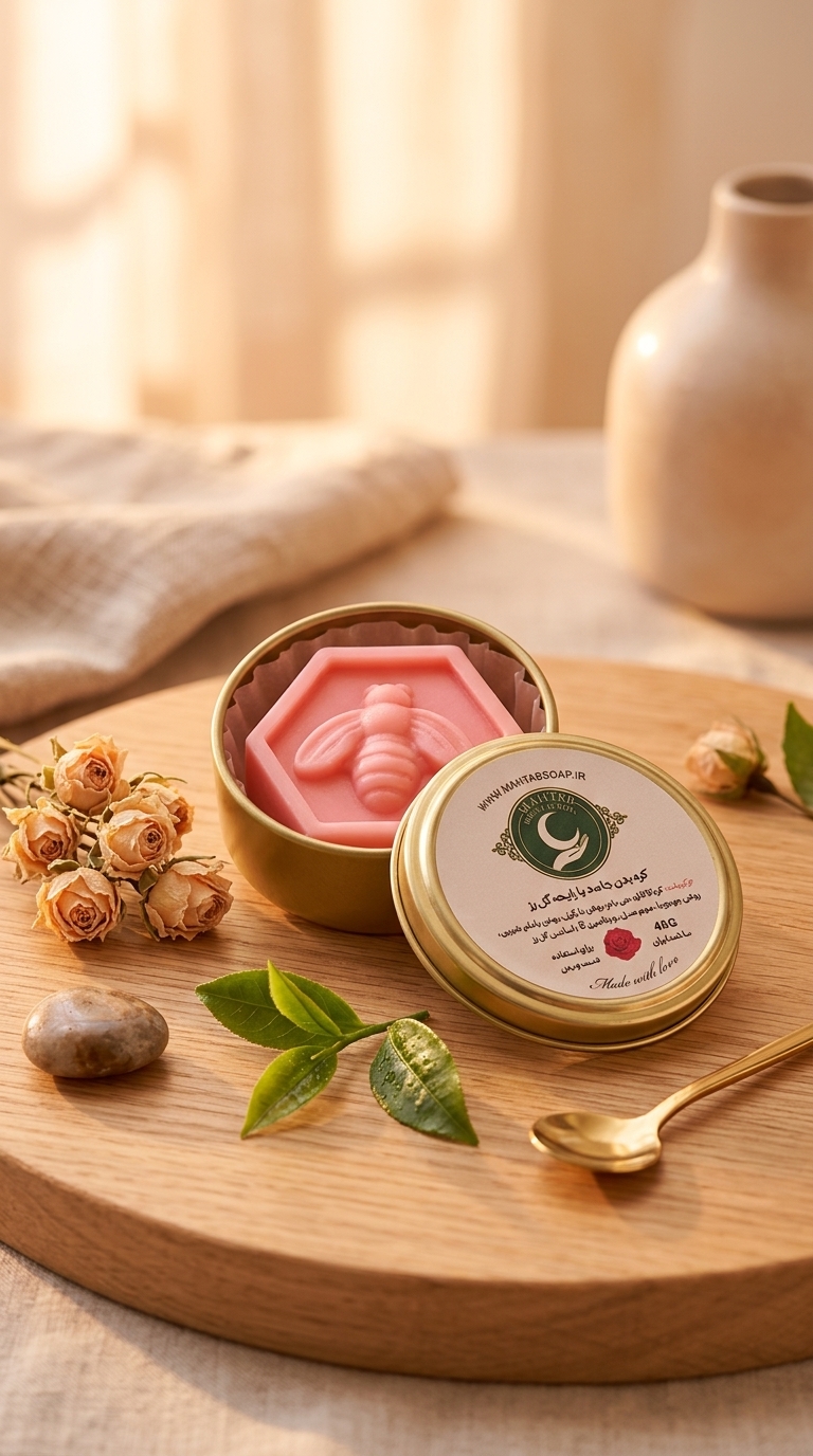 خرید لوشن بار گیاهی (لوسیون جامد) | نرمکننده عمقی پوست | مهتاب کره بدن جامد