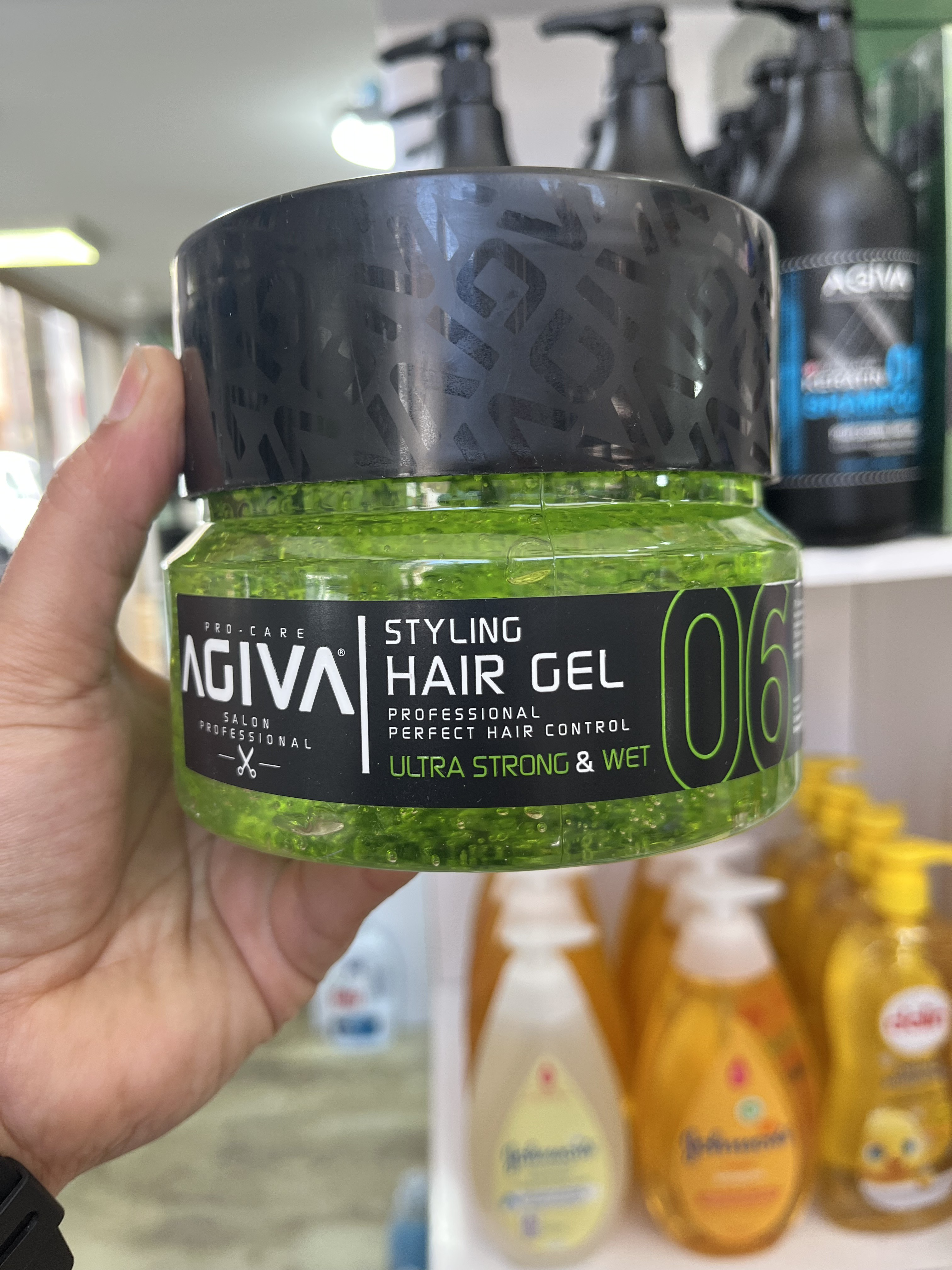 ژل مو حرفهای آگیوا (Agiva) مدل 06 - اثر خیس و تثبیت فوقالعاده -700میلیلیتر