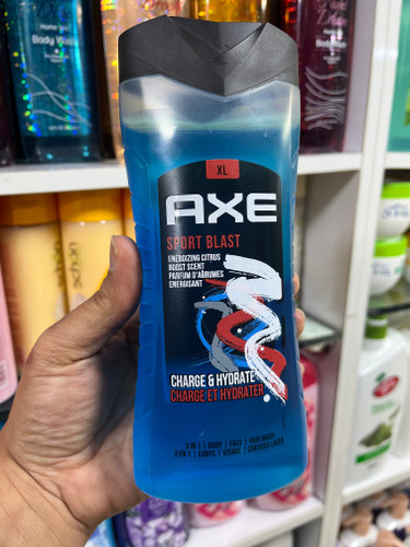 شامپو 3 در 1 مردانه اکس (AXE) مدل Sport Blast حجم 400 میلیلیتر