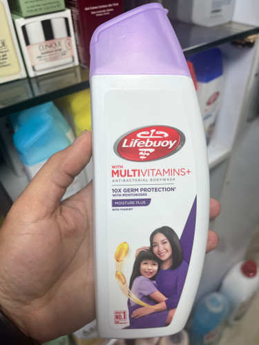 شامپو بدن آنتیباکتریال لایفبوی (Lifebuoy) مدل Moisture Plus حاوی عصاره ماست حجم 300 میلیلیتر