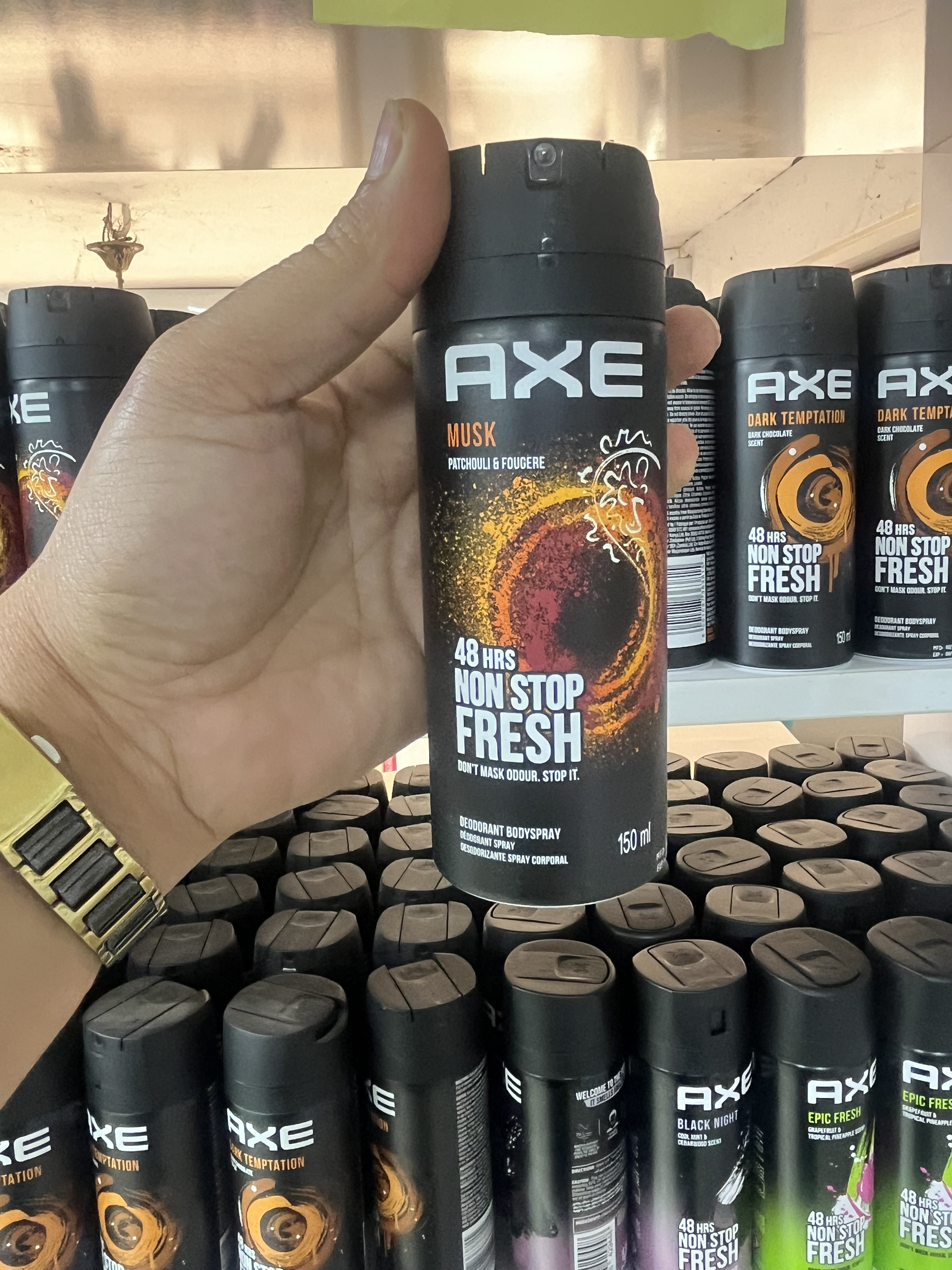 اسپری دئودورانت مردانه اکس (Axe) مدل ماسک (Musk) - نسخه وارداتی و اورجینال
