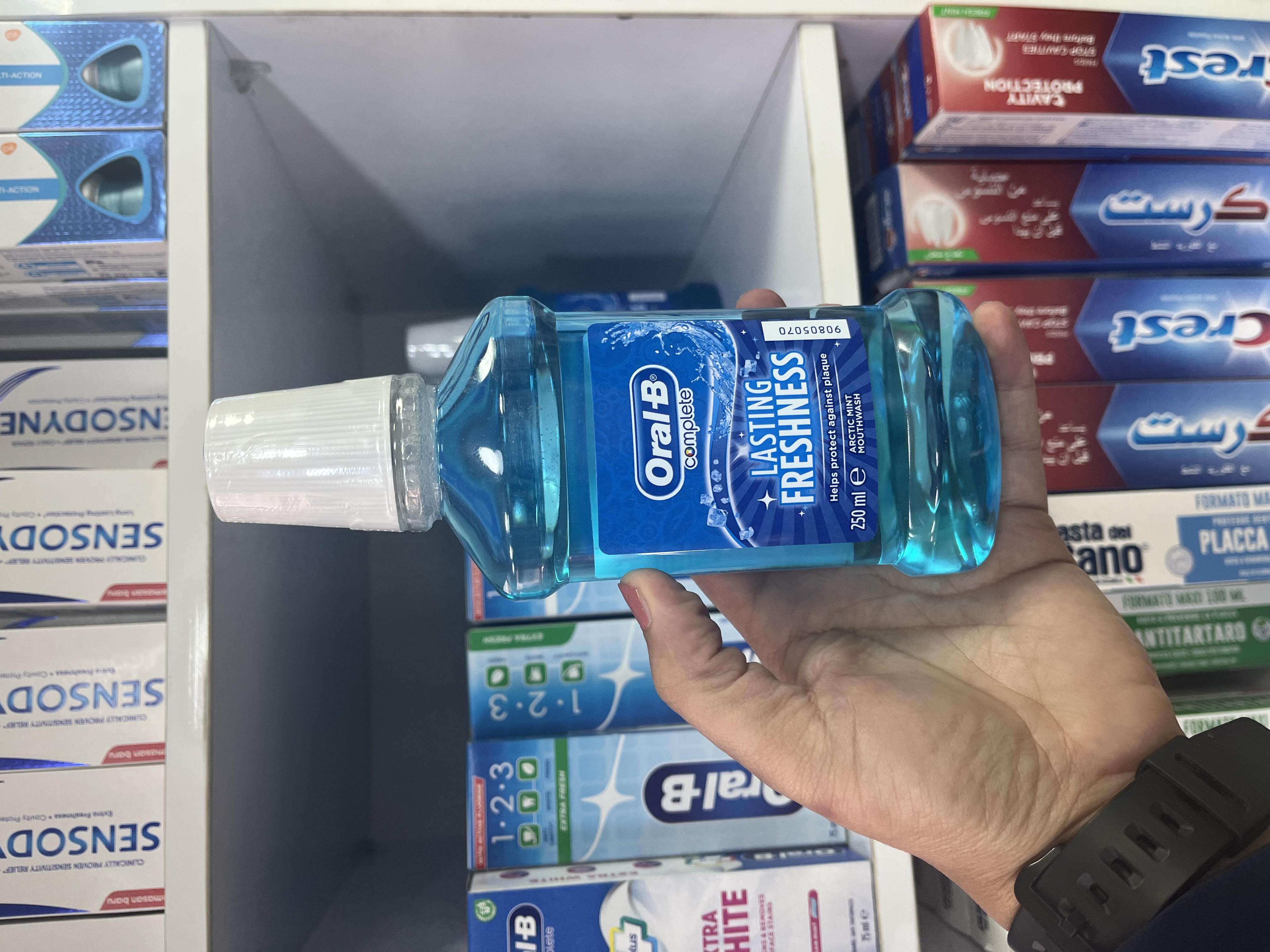 دهـان‌شـویـه اورال بی (Oral-B) مـدل Arctic Mint حـجـم ۲۵۰ مـیـل