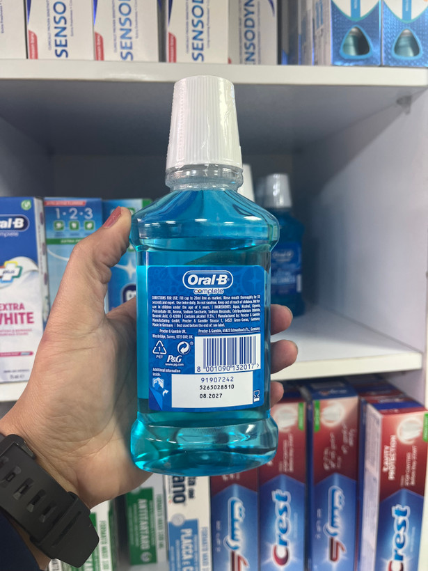 دهـانشـویـه اورال بی (Oral-B) مـدل Arctic Mint حـجـم ۲۵۰ مـیـل