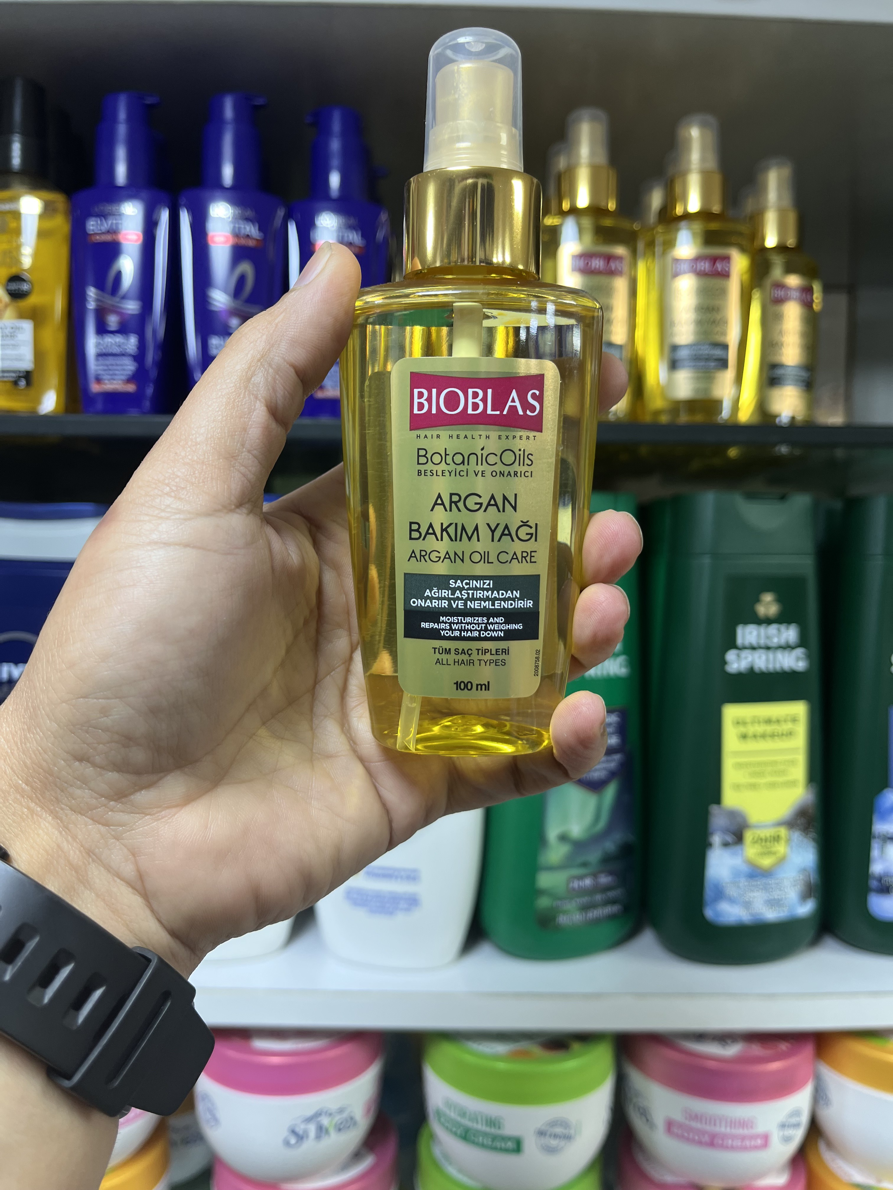 روغن مراقبت آرگان بیوبلاس (Bioblas Argan Oil Care) - تغذیه‌کننده، ترمیم‌کننده و ضد ریزش مو (حجم ۱۰۰ میل)