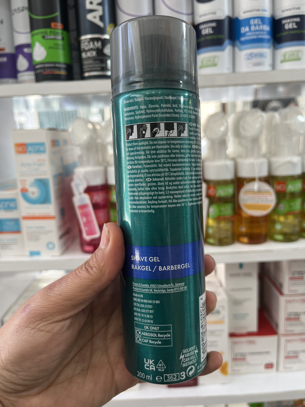 ژل اصلاح صورت ژیلت (Gillette) سری Series مدل خنک کننده - حجم 200 میلیلیتر