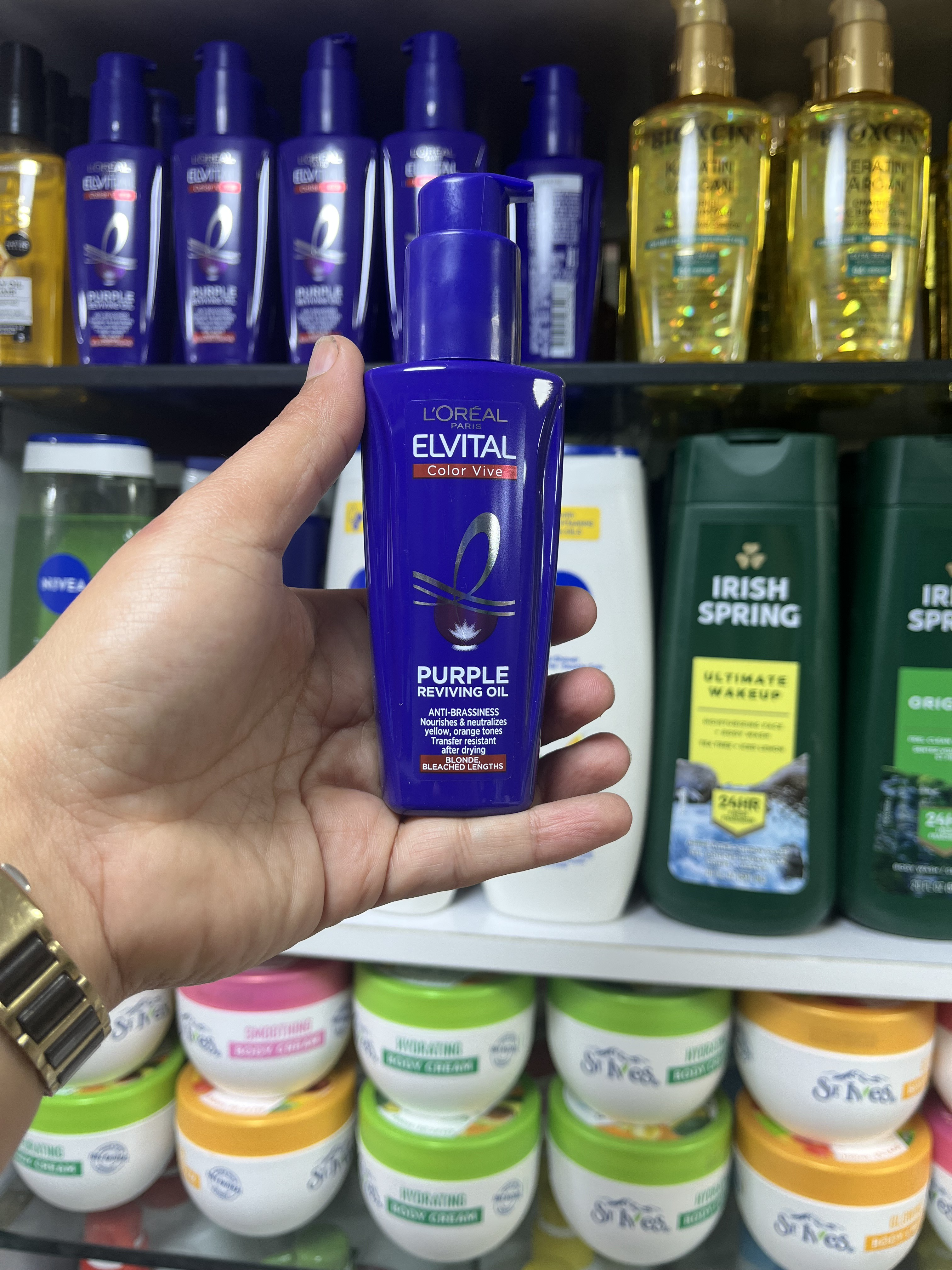 روغن موی بنفش ضد زردی و احیا کننده لورآل (LOral) مدل Color Vive - 100 میلی لیتر