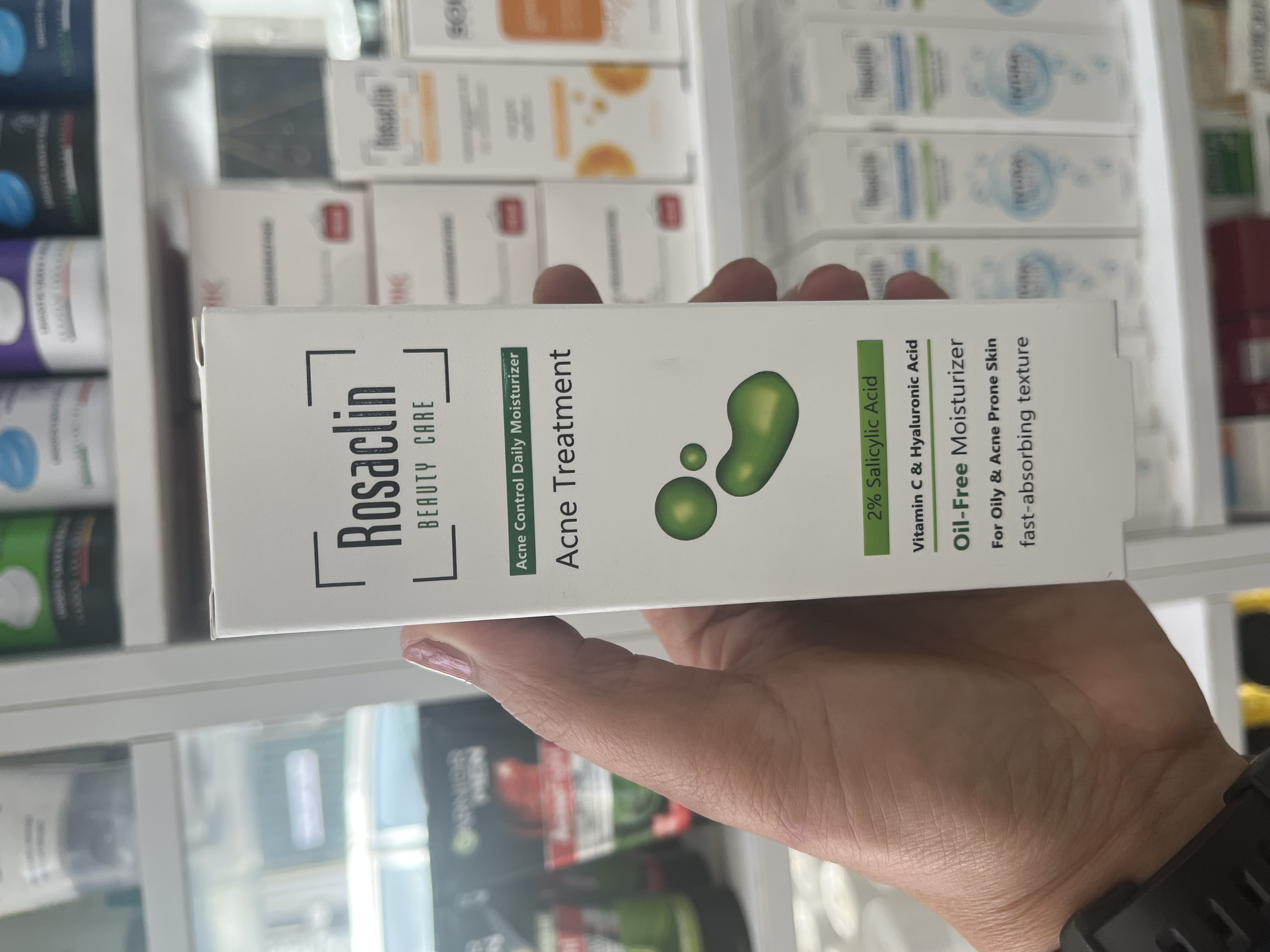 ژل کرم ضد جوش و آبرسان رزاکلین مدل Acne Control حجم 75 میل