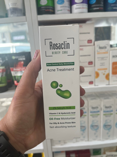 ژل کرم ضد جوش و آبرسان رزاکلین مدل Acne Control حجم 75 میل