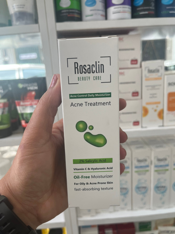 ژل کرم ضد جوش و آبرسان رزاکلین مدل Acne Control حجم 75 میل