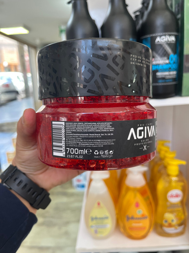 ژل مو حرفهای آگـیـوا (Agiva) مدل Mega Strong - سری ProCare - ۷۰۰ میلیلیتر