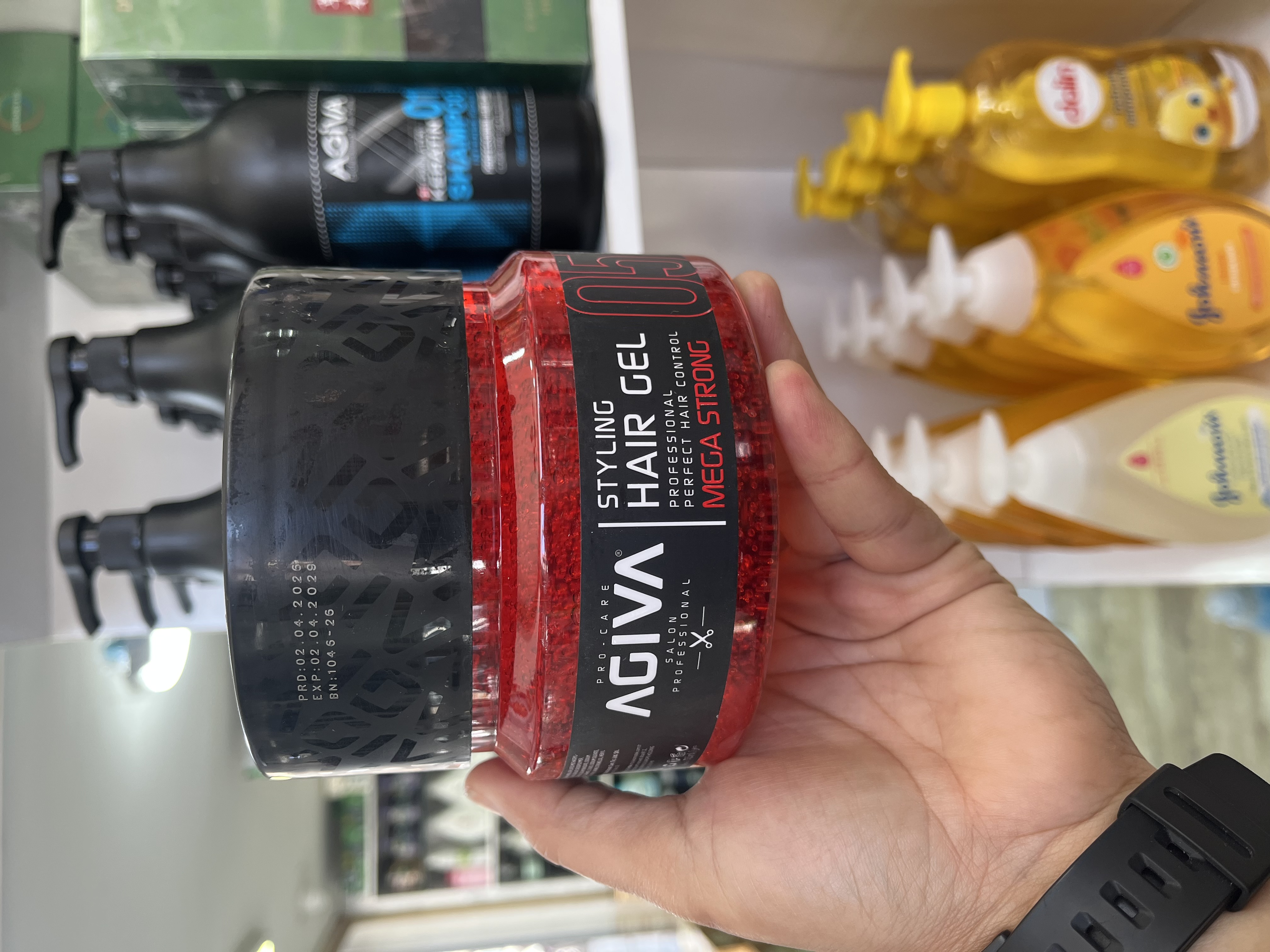 ژل مو حرفه‌ای آگـیـوا (Agiva) مدل Mega Strong - سری ProCare - ۷۰۰ میلی‌لیتر