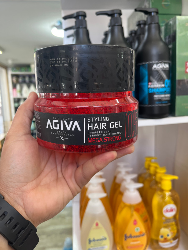ژل مو حرفهای آگـیـوا (Agiva) مدل Mega Strong - سری ProCare - ۷۰۰ میلیلیتر