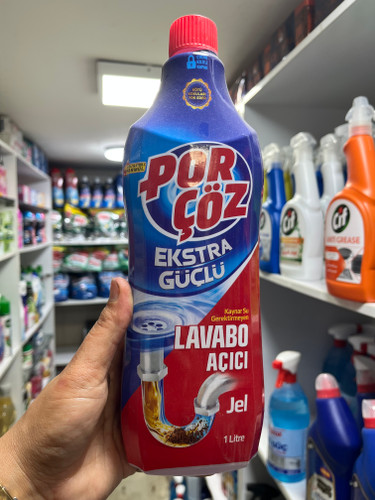 ژل لوله بازکن اکسترا قوی پورچوز (Porz) مدل Lavabo Ac - حجم 1 لیتر