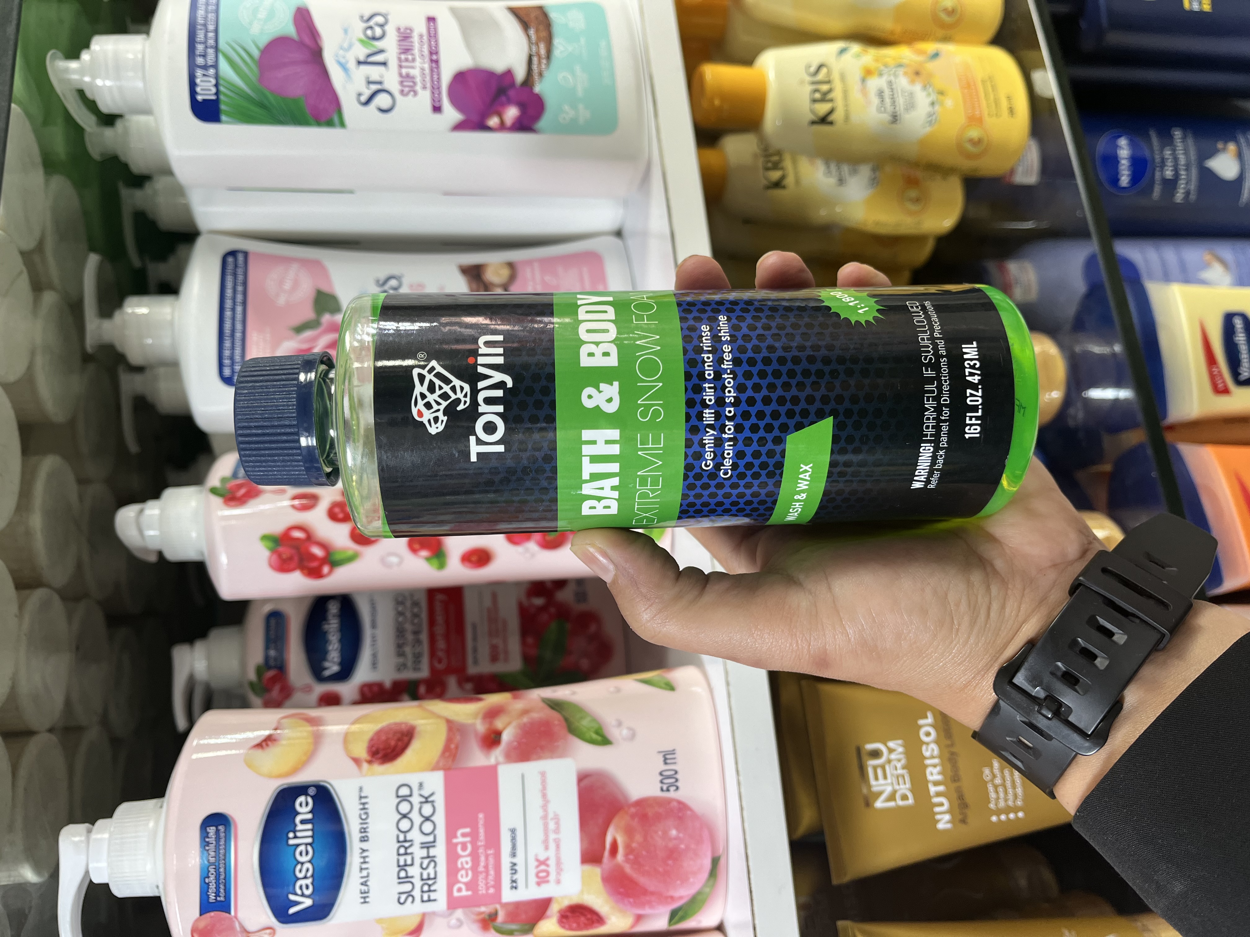 شامپو اسنو فوم تونین (Tonyin) مدل Extreme Snow Foam (شستشو و واکس) - 473 میلیلیتر