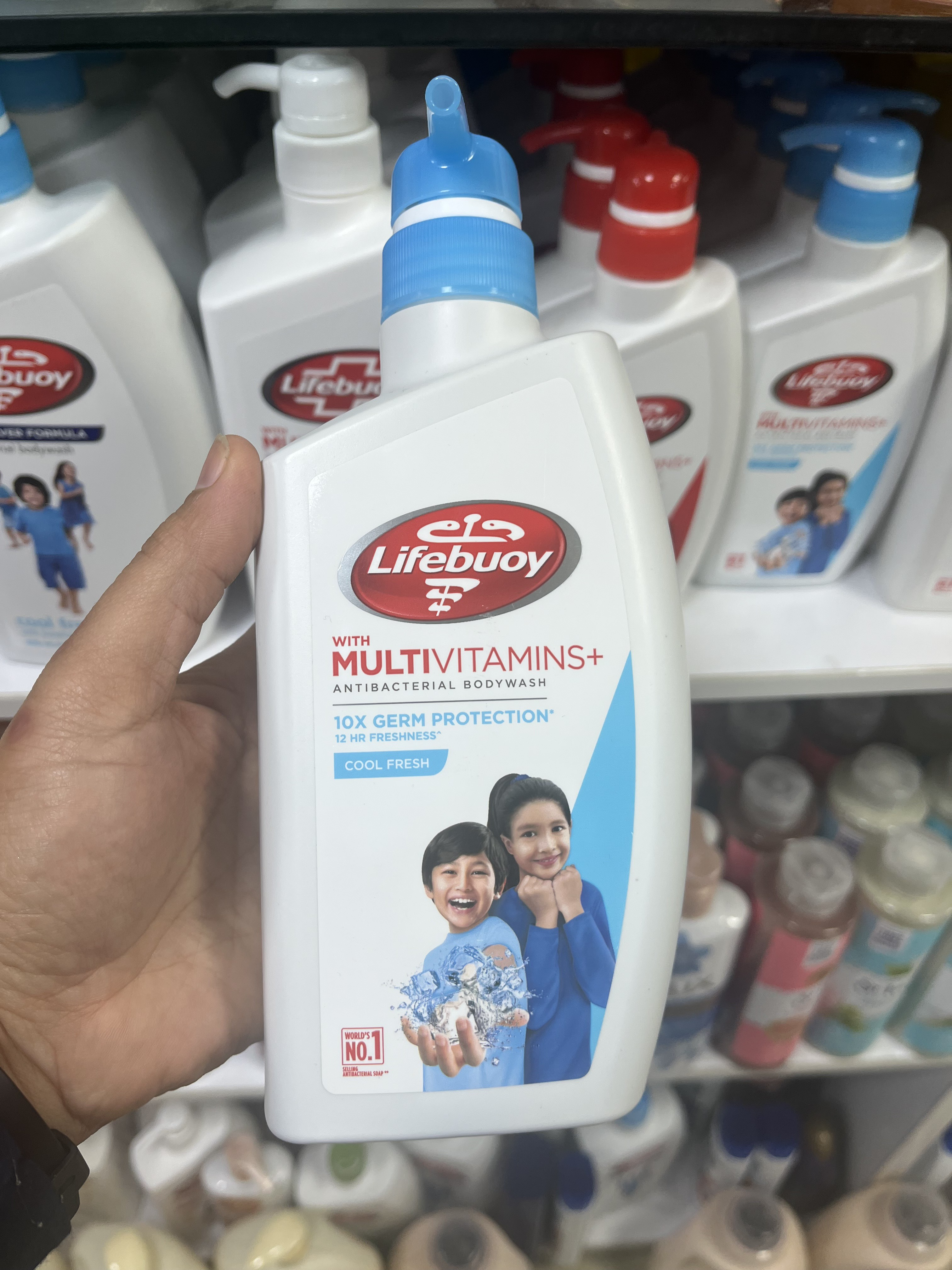 شامپو بدن آنتی‌باکتریال لایف‌بوی (Lifebuoy) مدل Cool Fresh – حجم ۵۰۰ میلی‌لیتر