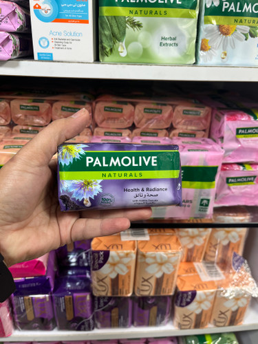 صابون طبیعی پالمولیو (Palmolive) مدل Health & Radiance حاوی روغن سیاهدانه - 170 گرم