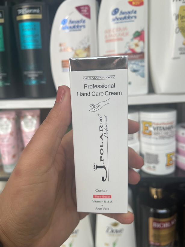 کرم دست حرفهای جی پولار (J. POLAR care) حاوی شی باتر حجم 60 میل