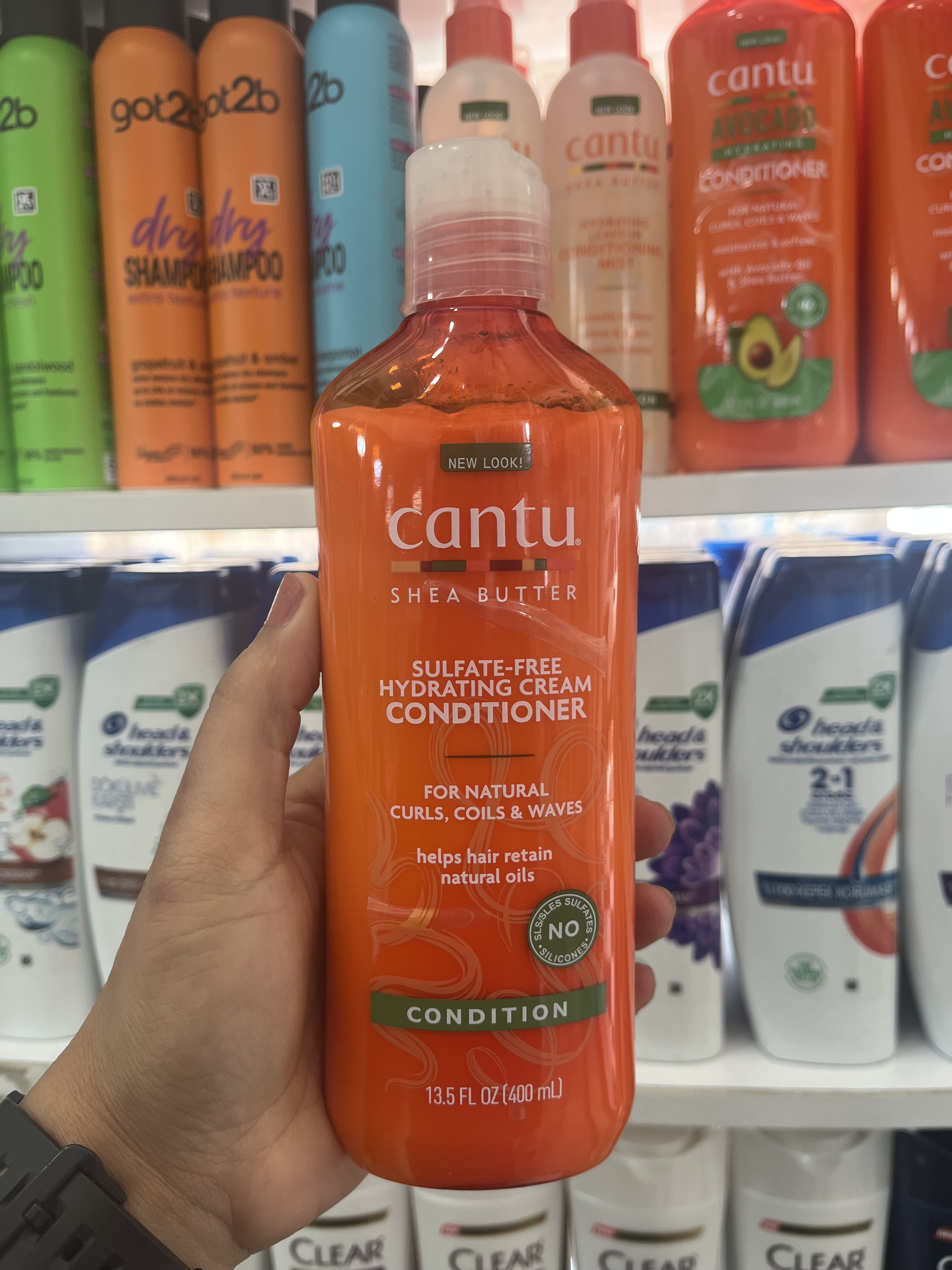 نرم کننده کرمی و آبرسان کانتو (Cantu) فاقد سولفات و سیلیکون حجم 400 میل