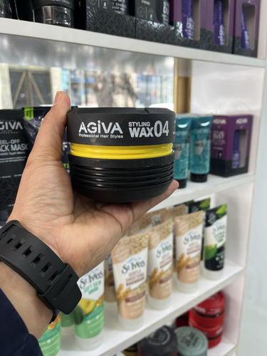 واکس مو آگیوا (Agiva) مدل 04 (Sert) با قدرت تثبیت بسیار بالا و حاوی کراتین - 175 میلی لیتر