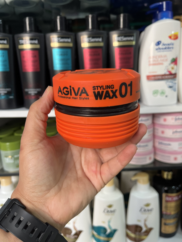 واکس حالت دهنده مو آگیوا (Agiva) مدل 01 - اثر خیس (Wet Look) با کراتین - 175 میلی لیتر