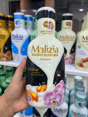 شامپو بدن مالیزیا (Malizia) مدل Seductive – حاوی رایحه ارکیده و عنبر – حجم ۱ لیتر