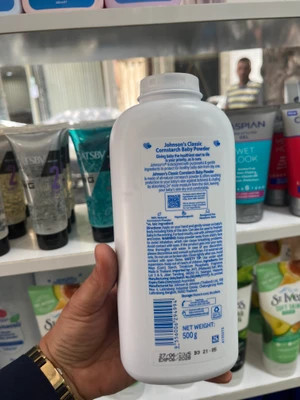 پودر بچه جانسون (Johnson's) مدل ذرت کلاسیک - ۹۹٪ طبیعی - حجم ۵۰۰ گرم