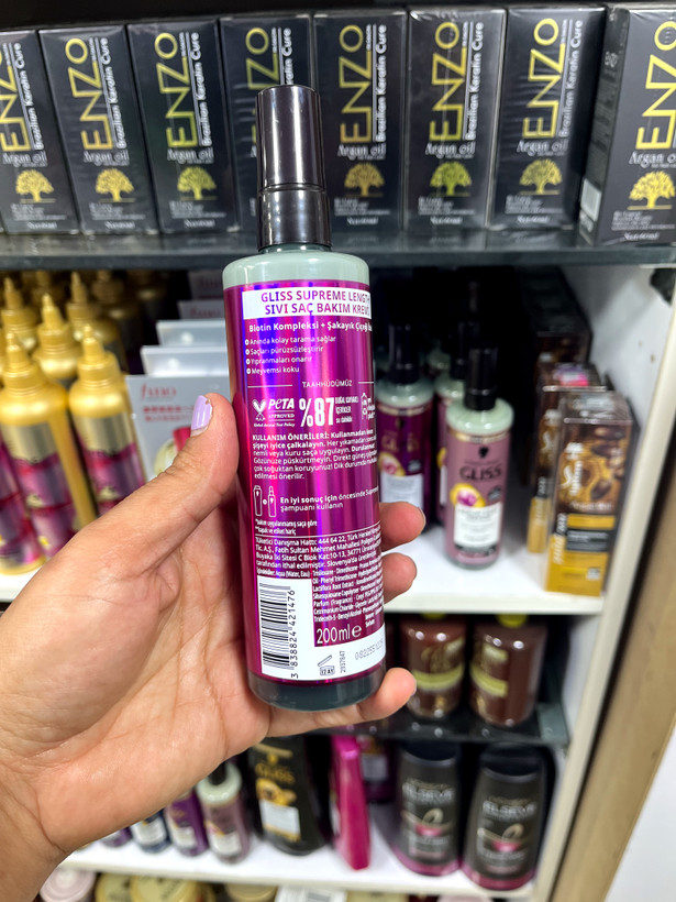 اسپری مو دوفاز گلیس GLISSمدل Supreme Length حجم ۲۰۰ میلیلیتر (ساخت آلمان)