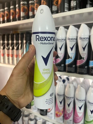 اسپری ضدتعریق Rexona مدل کنترل استرس بدون الکل - 200 میلیلیتر