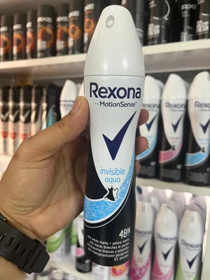 اسپری ضدتعریق Rexona مدل نامرئی با رایحه دریایی ضد لک - 200 میلیلیتر